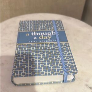 Nwt Blue and Gold Thought a Day Journal